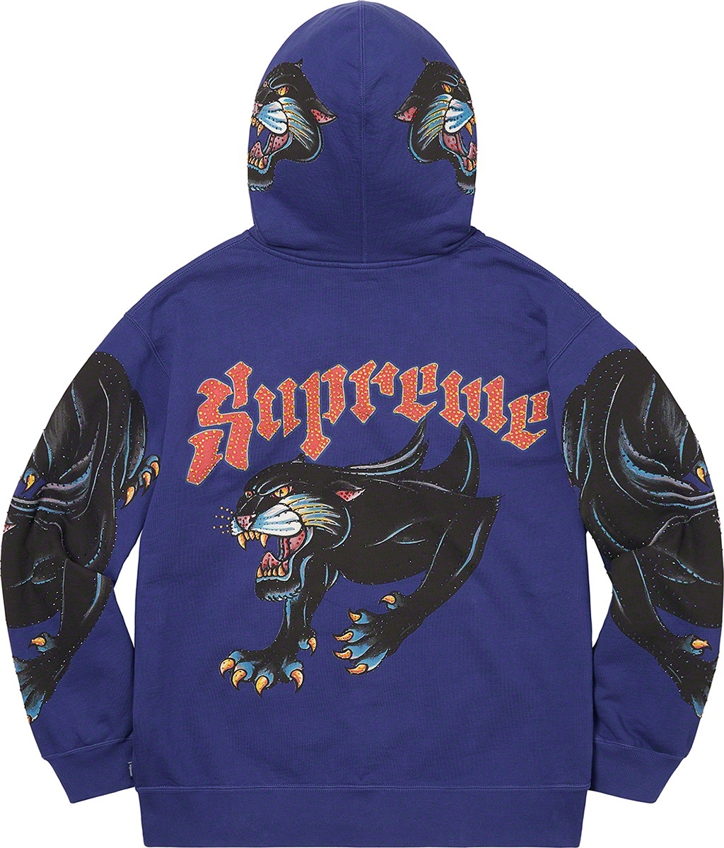 Panther Zip Up Hooded Sweatshirt view 12